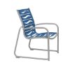 Picture of Tropitone Millennia EZ Span Vinyl Strap Dining Arm Chair, Sled Base Stackable, 10.5 lbs.