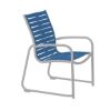 Picture of Tropitone Millennia EZ Span Vinyl Strap Dining Arm Chair, Sled Base Stackable, 10.5 lbs.