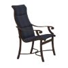 Picture of Tropitone Montreux Padded Sling High Back Dining Chair, 17 lbs.