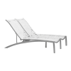 Picture of Tropitone South Beach EZ Span Vinyl Strap Double Chaise Lounge, 55 lbs.