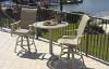 Picture of Telescope 36 Inch Round Counter Height Pedestal Table Cast Aluminum