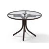 Picture of Telescope 42" Acrylic Round Dining Height Table w/ Umbrella Hole, 34 lbs.