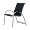 Picture of Telescope Aruba Arm Chair Fabric Sling with Aluminum Frame, Pool Furniture