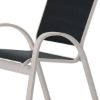 Picture of Telescope Aruba Cafe Chair Fabric Sling with Aluminum Frame, Pool furniture