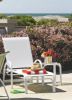 Picture of Telescope Aruba Lay Flat Chaise Lounge Fabric Sling with Aluminum Frame, 42 lbs.