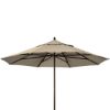 Picture of Telescope Casual 11' Powdered Aluminum Commercial Market Umbrella, 25 Lbs.