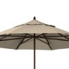 Picture of Telescope Casual 11' Powdered Aluminum Commercial Market Umbrella, 25 Lbs.
