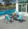 Picture of Telescope Gardenella Arm Chair Fabric Sling with Aluminum Frame