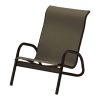 Picture of Telescope Gardenella Poolside Chair Fabric Sling with Aluminum Frame