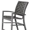 Picture of Telescope Kendall Cross Weave Strap Stacking Balcony Height Stacking Cafe Chair with Aluminum Frame, 29.5 lbs.
