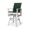 Picture of Telescope Leeward Bar Height Swivel Arm Chair Fabric Sling with Marine Grade Polymer Frame
