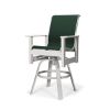 Picture of Telescope Leeward Counter Height Swivel Arm Chair Fabric Sling with Marine Grade Polymer Frame
