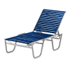 Picture of Telescope Reliance Contract Armless Vinyl Strap Chaise Lounges with Aluminum Frame