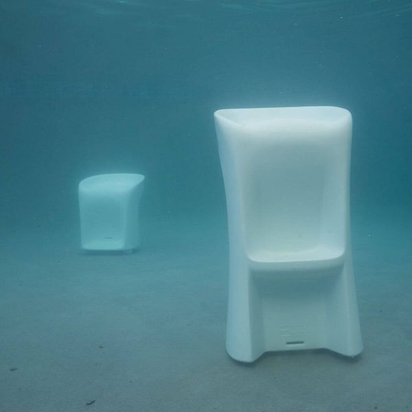 Picture of Ledge Lounger Signature In-Pool Barstool - 48 lbs.