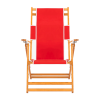 Picture of Oak Wood Beach Chair, 9 oz. Marine Grade Fabric, 25 lbs.