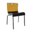 Picture of *Discontinued*Krystal Polymer Stacking Dining Chair with Aluminum Frame, 13 Lbs. – For Interior Commercial Use