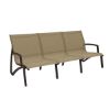 Picture of *Discontinued*Sunset Sling Sofa, with Reinforced Resin Frame by Grosfillex. 95 lbs.