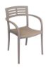 Picture of Vogue Stacking Arm Chair, Air Modeled Plastic, 10 lbs.