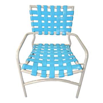 Commercial Vinyl Strap Chairs Hotel Pool Furniture - Pool Furniture Supply