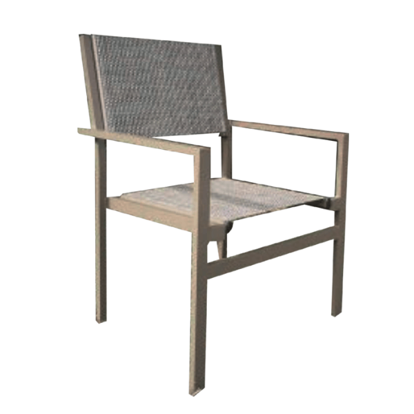 DA-50 - Deville Deluxe Sling Poolside Arm Dining Chair
