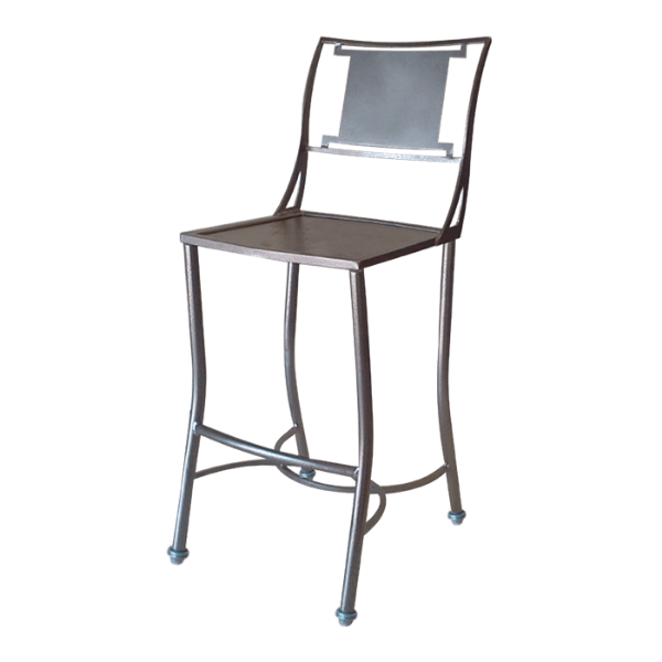 SC-77 - Sheet Cast All Aluminum Patio Armless Barstool