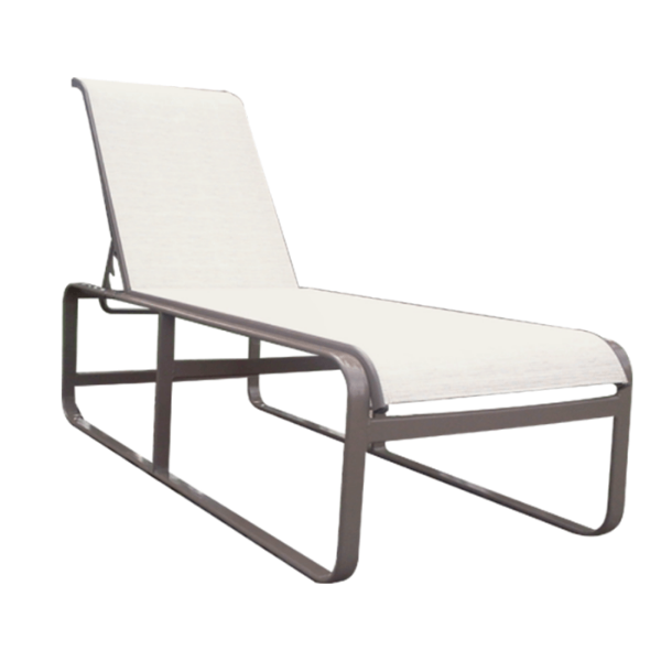 T-150SL -Tahiti Sling Sled Base Beachside Chaise Lounge