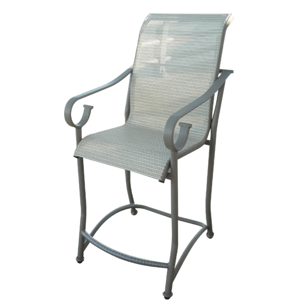 S-75 - Sierra Sling Barstool Patio Chair for Hotel and Resorts
