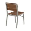 Picture of Bermuda MGP Slatted Dining Chair with Aluminum Frame