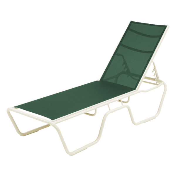 Picture of Neptune Chaise Lounge Fabric Sling with Stackable Aluminum Frame, 22 lbs.