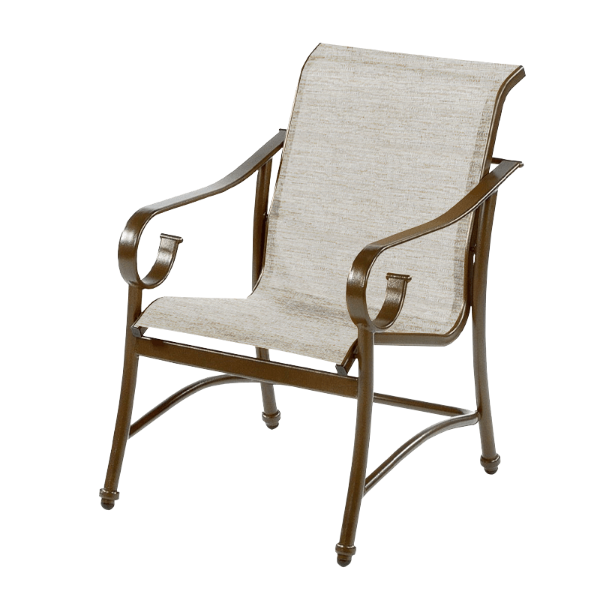 Picture of Tradewinds Dining Chair Fabric Sling with Aluminum Frame, Pool Furniture, 15 lbs.
