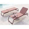 Anthea Poolbed Sling Chaise Lounge with Stainless Steel Frame - Garnet2