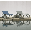 Marina Club Sunbed Stackable Polypropylene Sling Chaise Lounge - Lifestyle