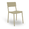 	Lisboa Stackable Polypropylene Patio Cafe Chair -  Sand