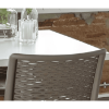 Netkat Polypropylene Patio Dining Chair with Arms - Detail