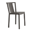 	Neutra Stackable Polypropylene Cafe Patio Chair -  Chocolate