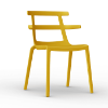 Tokyo Stackable Polypropylene Patio Dining Chair - Tuscan