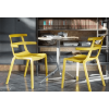 Tokyo Stackable Polypropylene Patio Dining Chair - Lifestyle2