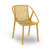 Bini Stackable Polypropylene Dining Patio Chair - Tuscan