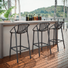 Bini High Polypropylene Barchair - Lifestyle