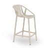 Bini Medium Polypropylene Balcony Height Chair - Ivory