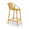 Bini Medium Polypropylene Balcony Height Chair - Tuscan