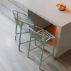Bini Medium Polypropylene Balcony Height Chair - Lifestyle
