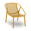 Bini Lounge Stackable Polypropylene Patio Chair - Tuscan