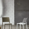 Fiona Stackable Polypropylene Poolside Patio Armless Dining Chair -  Lifestyle3