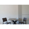 Fiona Stackable Polypropylene Poolside Patio Armless Dining Chair -  Lifestyle5