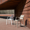 Fiona New Stackable Polypropylene Poolside Patio Dining Chair - Lifestyle1