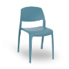	Smart Stackable Polypropylene Patio Cafe Chair - Retro Blue