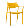 Splash Air Stackable Polypropylene Patio Cafe Armchair - Tuscan