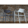 Splash Air Stackable Polypropylene Patio Cafe Armchair - Lifestyle