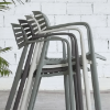 	Toledo Air Stackable Polypropylene Poolside Patio Dining Chair - Stacked